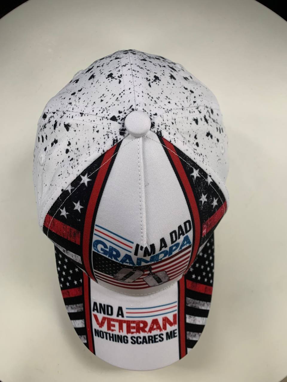 Dad Grandpa Veteran Nothing Scares Me Classic Cap For Relaxed Daily Style Vacations And Festival Wear