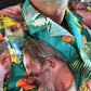 Tropical Cat Various Custom Photo Hawaiian Shirt Artwork Detail For Resort Trips And Outdoor Activities