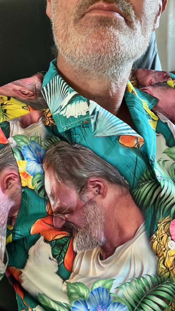 Tropical Cat Various Custom Photo Hawaiian Shirt Artwork Detail For Resort Trips And Outdoor Activities