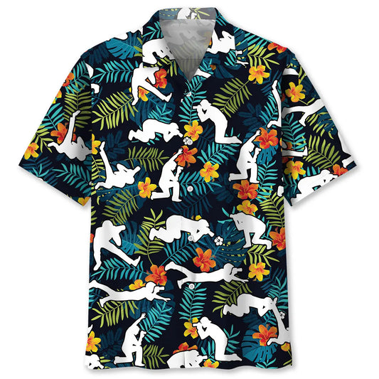 Photographer Postures Hawaiian Shirt For Beach Days, Summer Outings, And Thoughtful Gift Giving