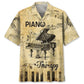 Piano Therapy Hawaiian Shirt For Beach Days, Summer Outings, And Thoughtful Gift Giving
