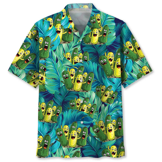 Pickle Squad Hawaiian Shirt For Tropical Holidays, Outdoor Gatherings, And Everyday Comfort