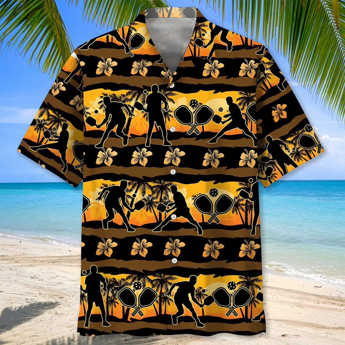 Pickleball Beach Hawaiian Shirt For Beach Days, Summer Outings, And Thoughtful Gift Giving