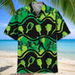 Pickleball Green Hawaiian Shirt For Island Vacations, Resort Wear, And Relaxed Seasonal Style