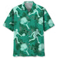 Pickleball Kelly Green Hawaiian Shirt For Resort Trips, Coastal Parties, And Warm Weather Style