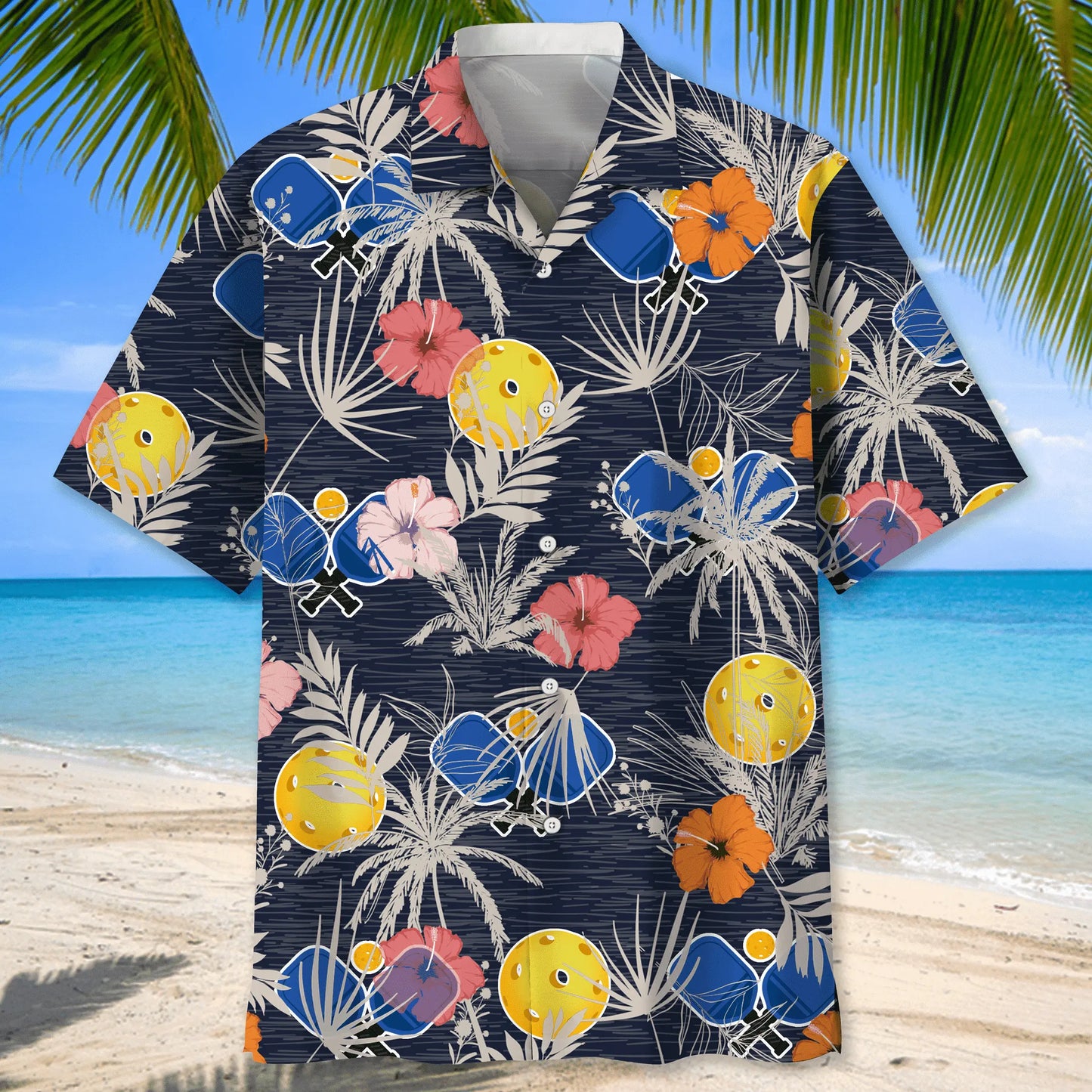 Pickleball Nature Hawaiian Shirt For Resort Trips, Coastal Parties, And Warm Weather Style