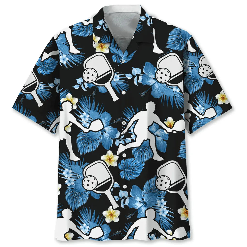 Pickleball Nature Hawaiian Shirt For Tropical Holidays, Outdoor Gatherings, And Everyday Comfort