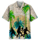 Vintage Pickleball Tree Hawaiian Shirt For Island Vacations, Resort Wear, And Relaxed Seasonal Style