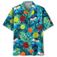Tropical Pickleball Green Hawaiian Shirt For Tropical Holidays, Outdoor Gatherings, And Everyday Comfort