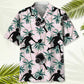 Tropical Pickleball Pink Hawaiian Shirt For Tropical Holidays, Resort Trips, And Relaxed Coastal Style