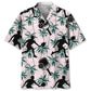 Tropical Pickleball Pink Hawaiian Shirt For Tropical Holidays, Resort Trips, And Relaxed Coastal Style