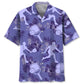 Tropical Pickleball Periwinkle Hawaiian Shirt For Tropical Holidays, Outdoor Gatherings, And Everyday Comfort