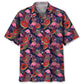 Pink Flamingo Watermelon Hawaiian Shirt For Resort Trips, Coastal Parties, And Warm Weather Style