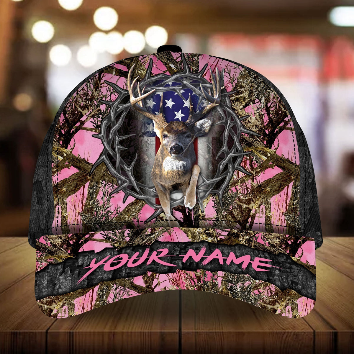 Awesome USA Deer Hunting Personalized Classic Cap For Everyday Accessories Vacations And Outdoor Fun
