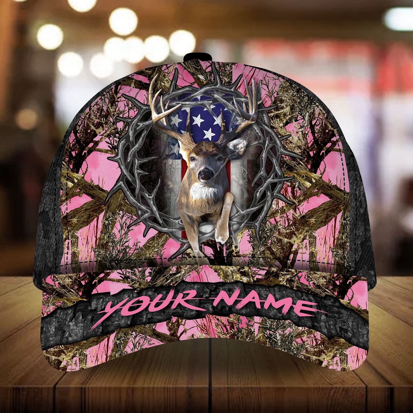 Awesome USA Deer Hunting Personalized Classic Cap For Everyday Accessories Vacations And Outdoor Fun