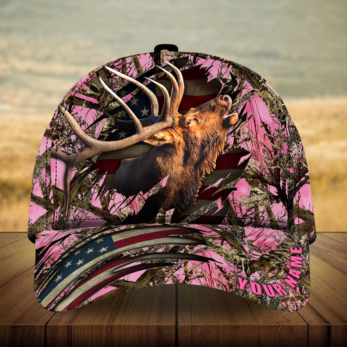 Elk Hunting Multicolor Personalized Classic Cap For Beach Travel Outdoor Events And Relaxed Casual Wear