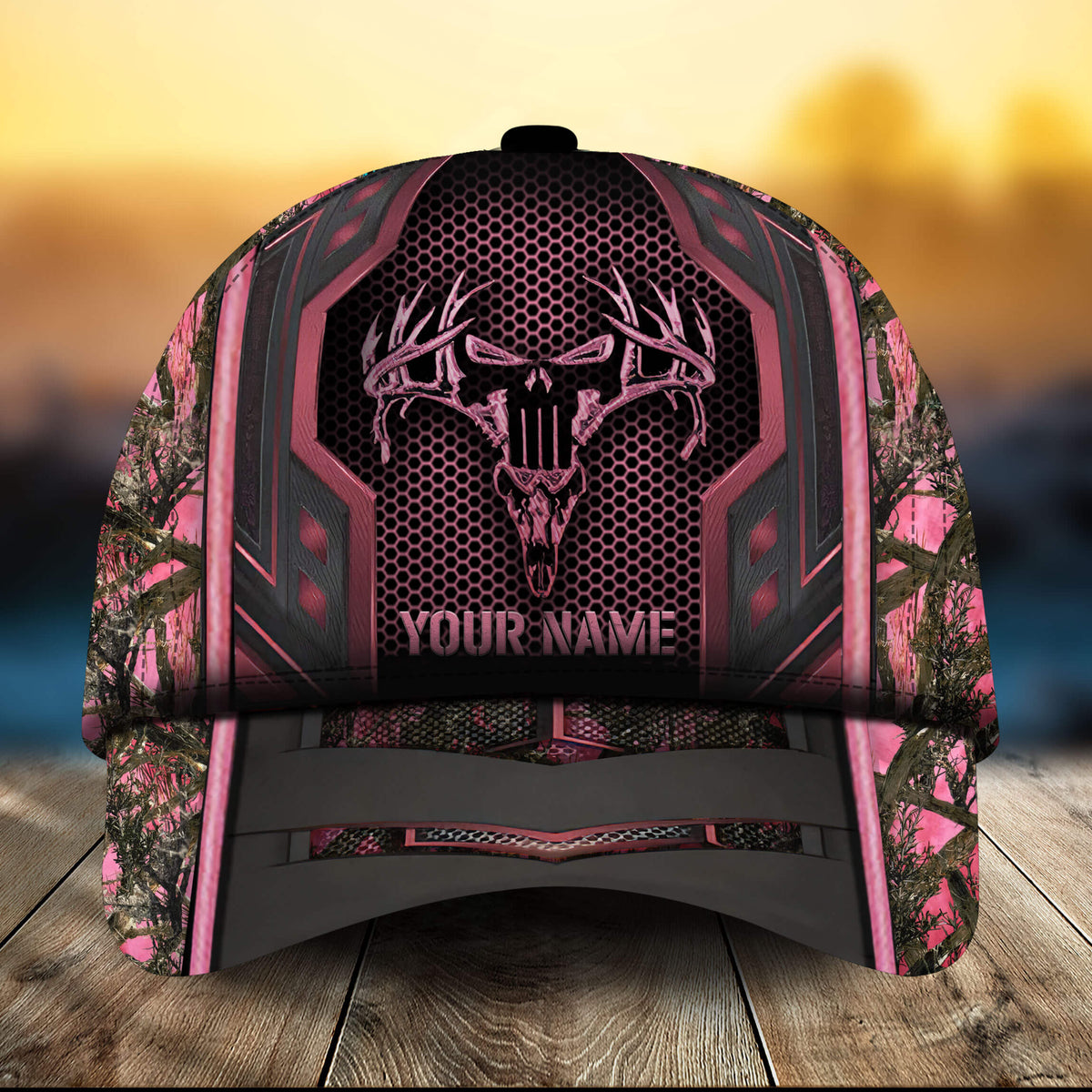 Skull Hunting Personalized Classic Cap For Beach Vacations Outdoor Trips And Everyday Comfort
