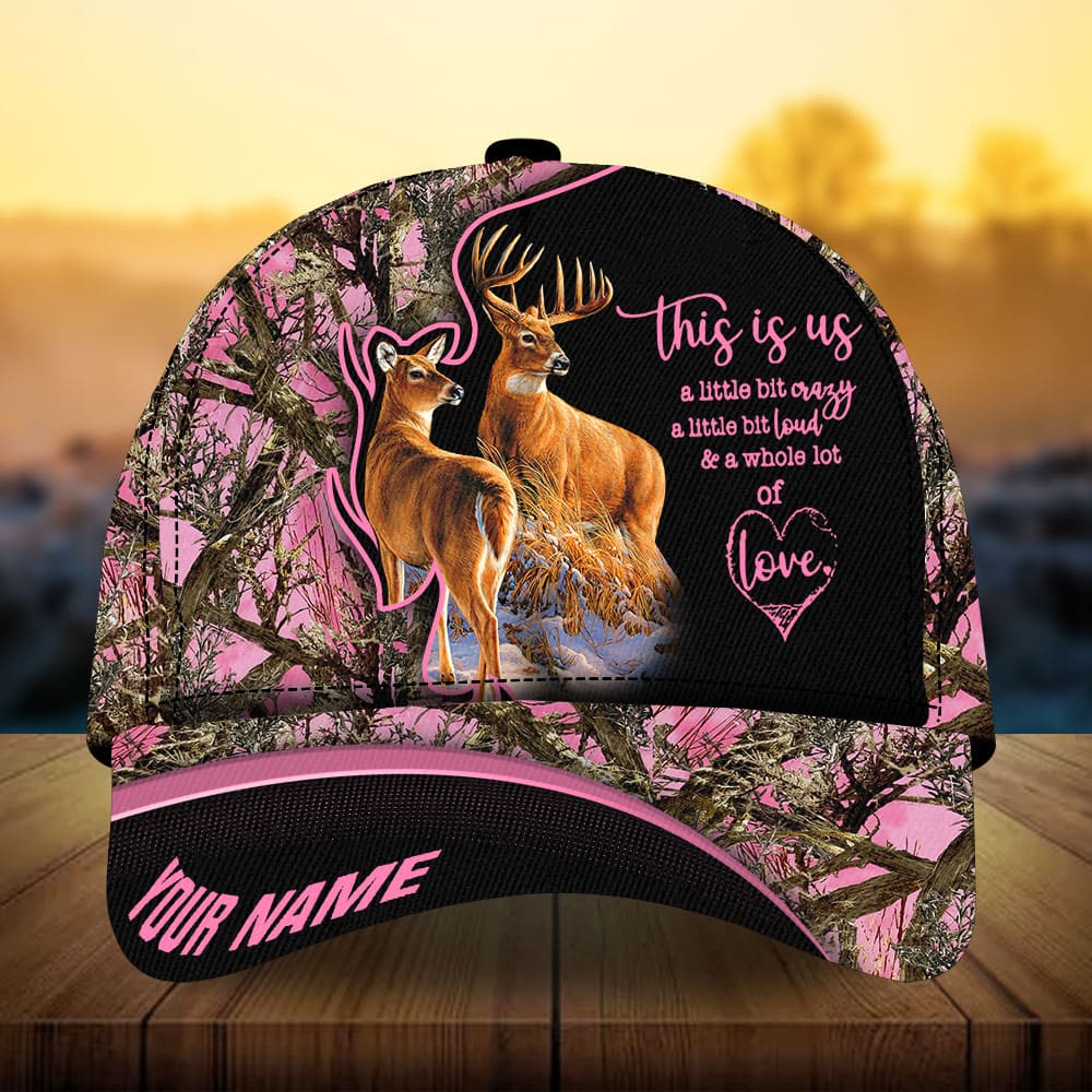 Best Deer Couple Hunting Personalized Classic Cap For Casual Events Beach Trips And Thoughtful Gifting
