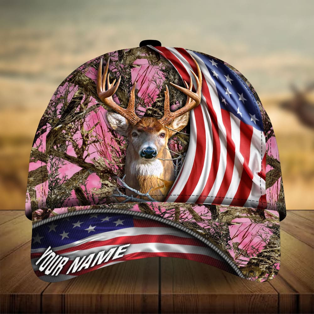 New US Deer Hunting Personalized Classic Cap For Holiday Adventures Parties And Comfortable Styling