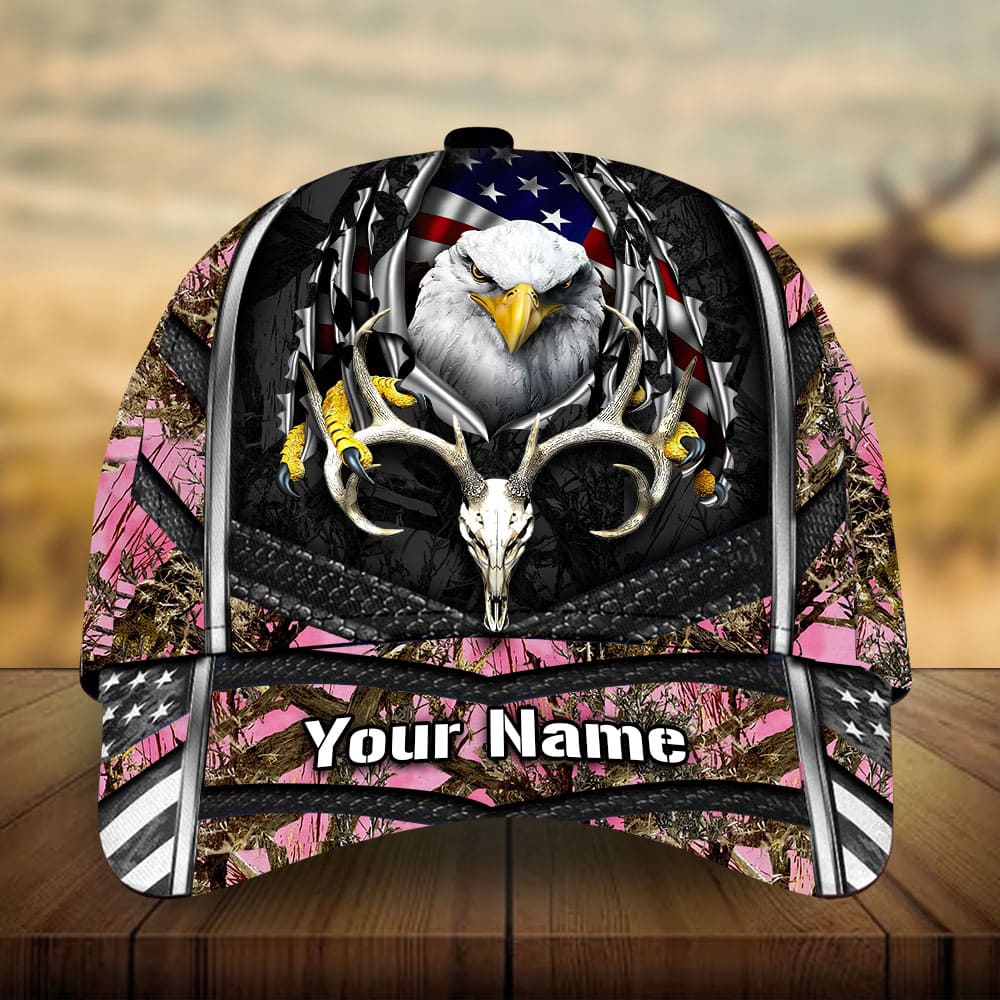 Eagle Deer Hunting Personalized Classic Cap For Outdoor Travel Parties And Thoughtful Holiday Gifting