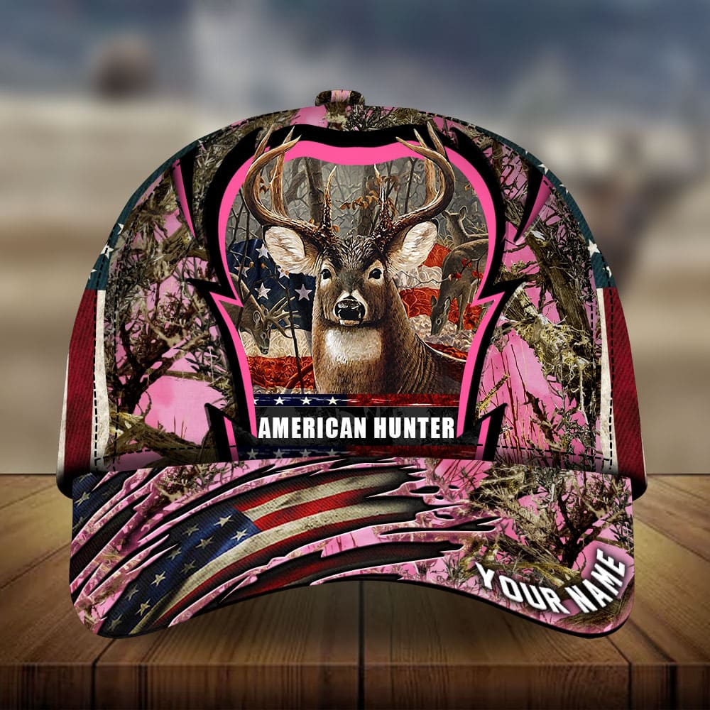 American Hunter Deer Hunting Personalized Classic Cap For Outdoor Travel Festivals And Relaxed Everyday Wear