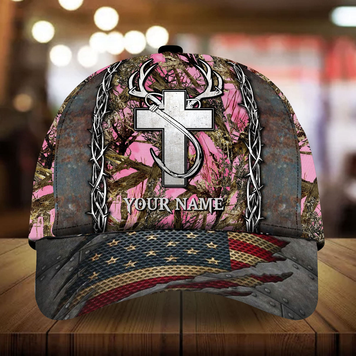 Cross Hunting Personalized Classic Cap For Casual Outfits Vacations And Everyday Styling