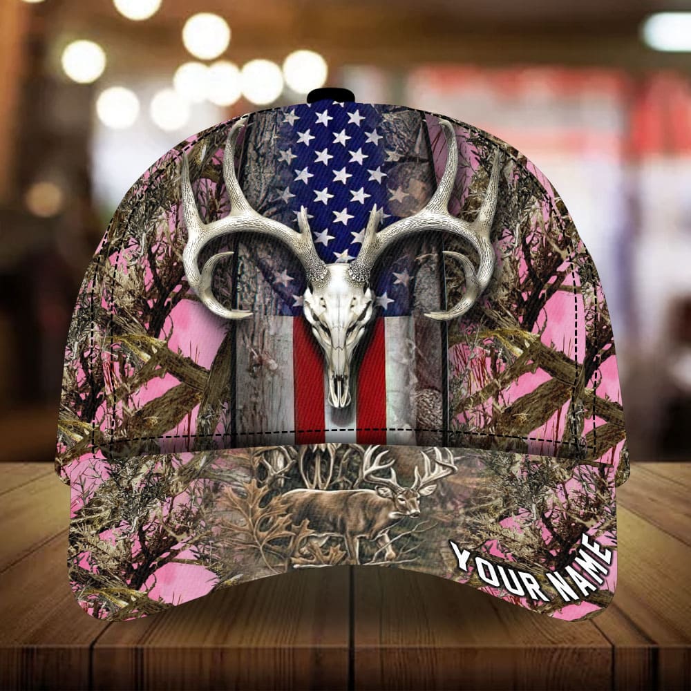 Unique Deer Hunting Personalized Classic Cap For Casual Styling Holiday Travel And Weekend Adventures