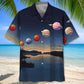 Planets Line Up Hawaiian Shirt For Poolside Gathering And Resort Wear