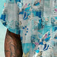 Plant Flower Men's Button Button Casual Hawaiian Shirt