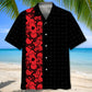 Poker Black Red Hawaiian Shirt For Beach Days, Summer Outings, And Thoughtful Gift Giving