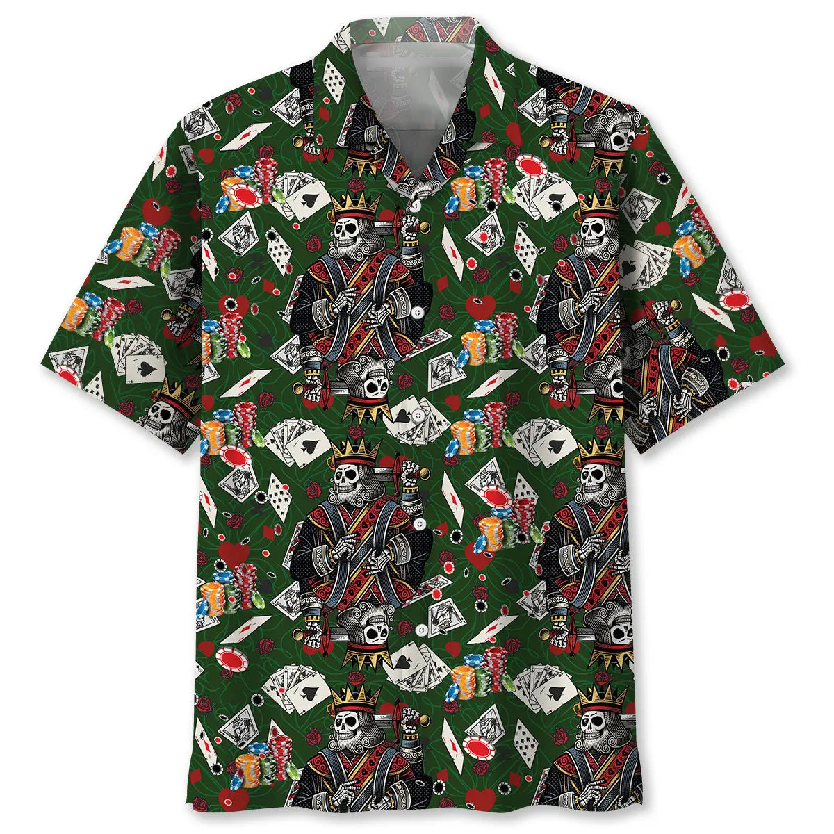 Poker Card Hawaiian Shirt For Tropical Holidays, Outdoor Gatherings, And Everyday Comfort