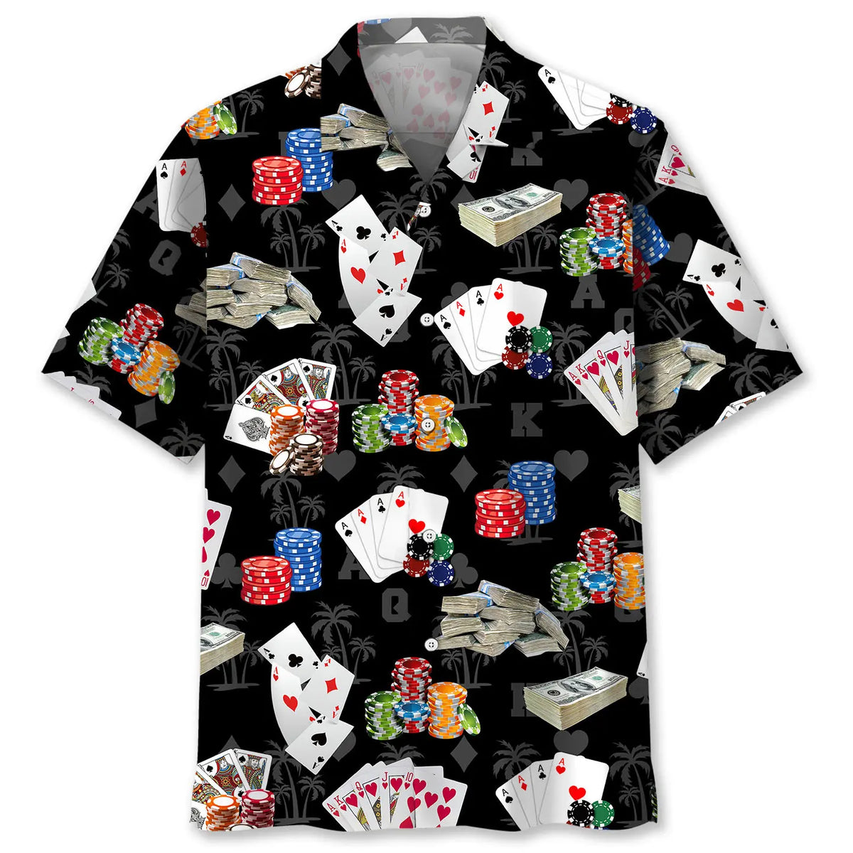 Poker Shirts Hawaiian Shirt For Island Getaway And Vacation Style