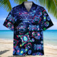 Neon Poker Hawaiian Shirt For Beach Days, Summer Outings, And Thoughtful Gift Giving