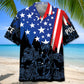 Police Of July Proud Hawaiian Shirt For Island Getaway And Vacation Outfit