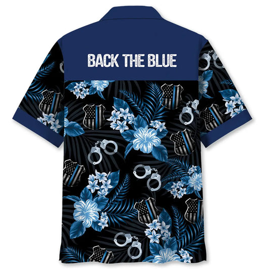 Police Service Support Hawaiian Shirt For Resort Escape And Travel Ready Style