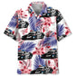 Funny Police Car Hawaiian Shirt For Motorsport Events, Beach Travel, And Thoughtful Gift Giving