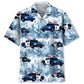 Police Car Hawaiian Shirt For Island Adventure And Travel Ready Style
