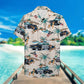 Island Police Car Dog Aloha Hawaiian Shirt For Resort Trips, Coastal Parties, And Warm Weather Style