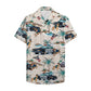 Island Police Car Dog Aloha Hawaiian Shirt For Resort Trips, Coastal Parties, And Warm Weather Style