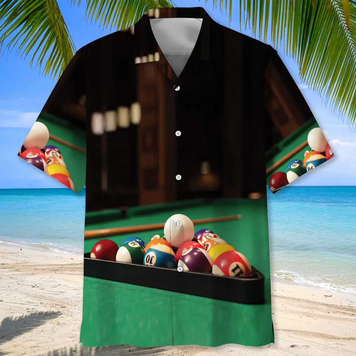 Pool Player Normal Cooler Hawaiian Shirt For Tropical Holidays, Outdoor Gatherings, And Everyday Comfort