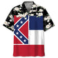 Proud Mississippi Heritage Hawaiian Shirt For Resort Trips, Coastal Parties, And Warm Weather Style