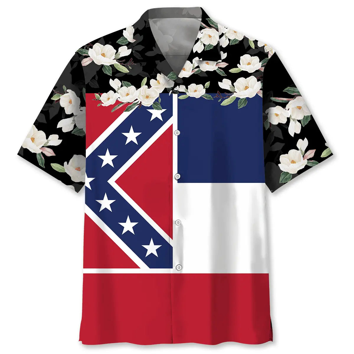 Proud Mississippi Heritage Hawaiian Shirt For Resort Trips, Coastal Parties, And Warm Weather Style