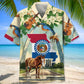 Proud Missouri Heritage Hawaiian Shirt For Summer Vacation, Beach Travel, And Casual Wear