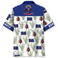 Proud North Dakota Heritage Hawaiian Shirt For Summer Vacation, Beach Travel, And Casual Wear