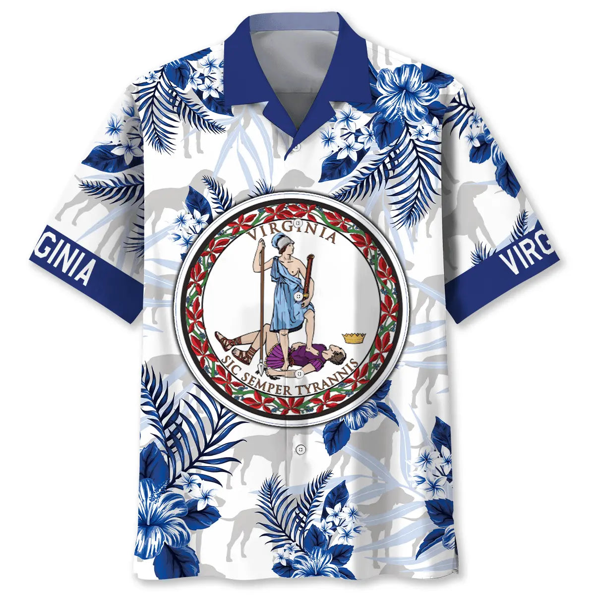 Proud Virginia State Hawaiian Shirt For Tropical Holiday And Travel Ready Style