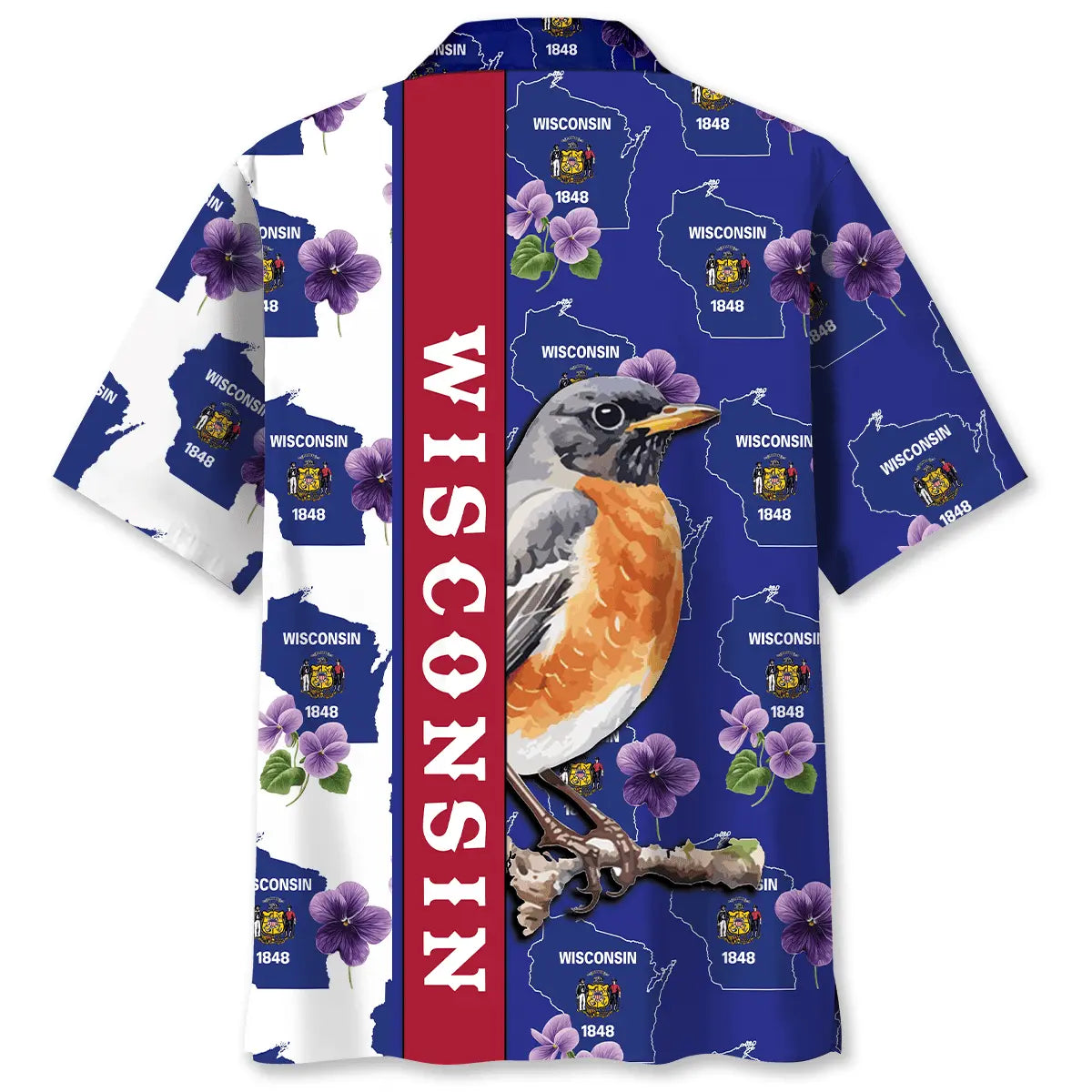 Proud Wisconsin Hawaiian Shirt