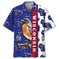 Hawaiian Shirt / Adults / S Proud Wisconsin Hawaiian Shirt