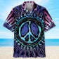 Psychedelic Hippie Peace Symbol Hawaiian Shirt