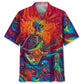 Hawaiian Shirt / Adults / S Psychedelic Skull Guitar Hawaiian Shirt