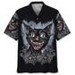 Mischievous Black Cat Hawaiian Shirt For Summer Vacation, Beach Travel, And Casual Wear